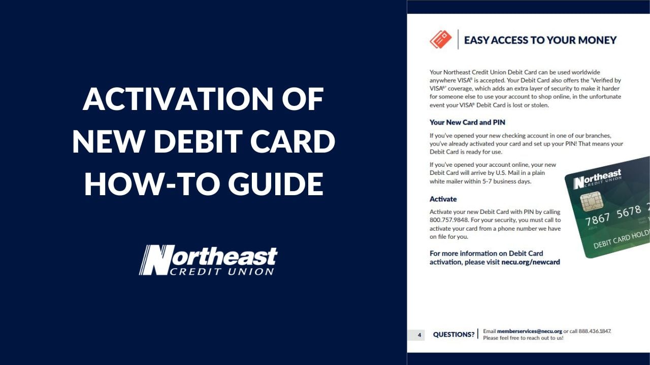 Activation of New Debit Card How-To Guide