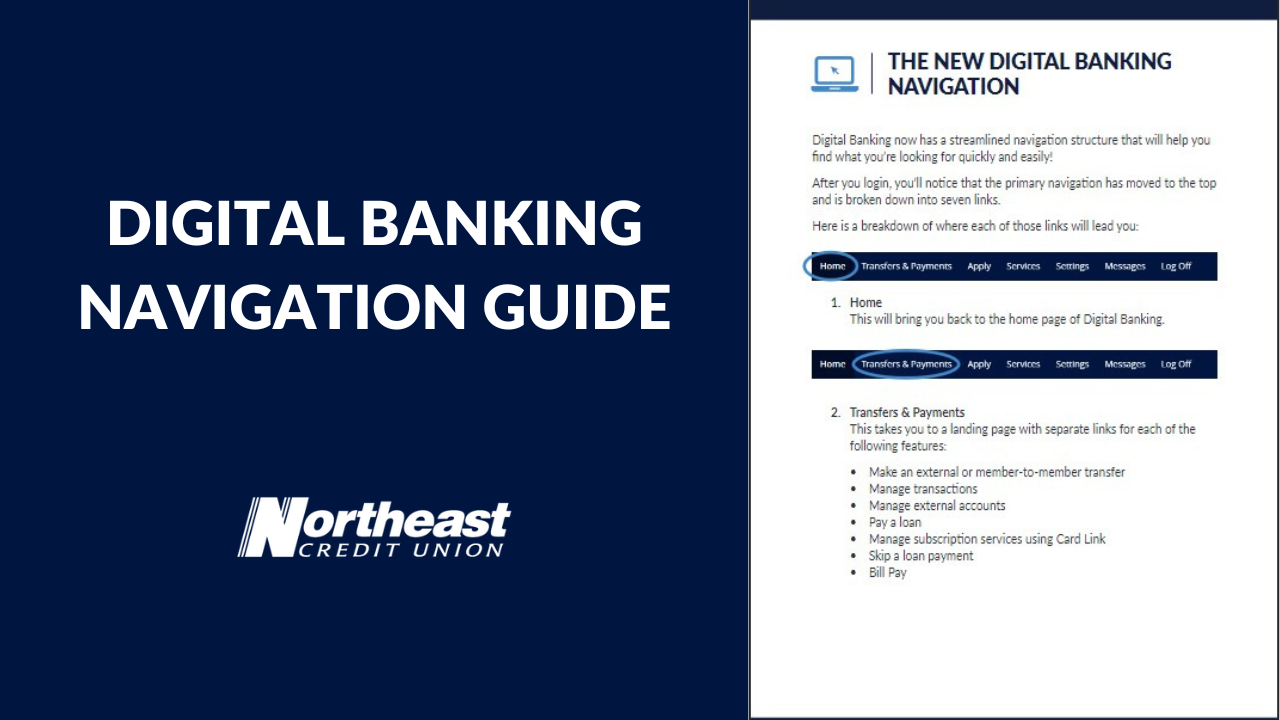 Digital Banking Navigation Guide