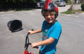 Jacob Helps Foster Children Get Bikes