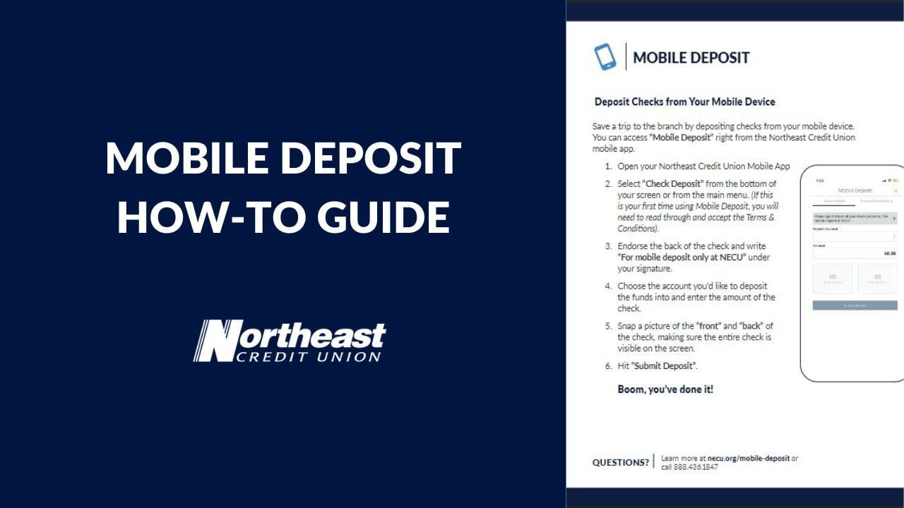 Mobile Deposit How-To Guide