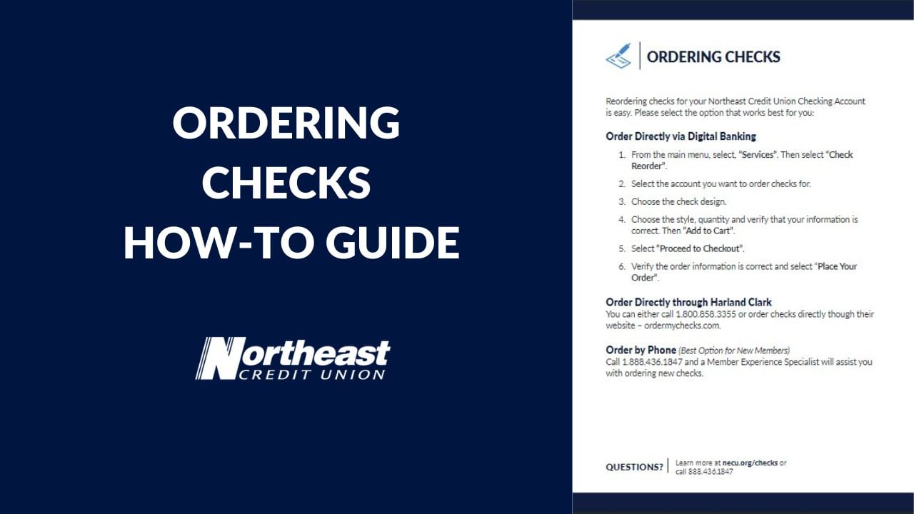 Ordering Checks How-To Guide